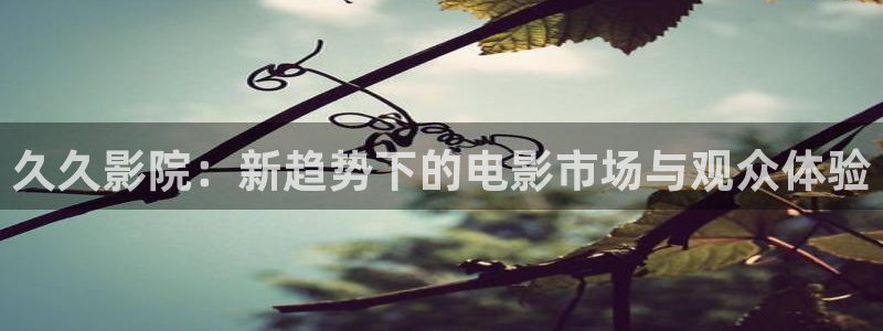缘分的天空在线免费观看：久久影院：新趋势下的电影市场与观众体验